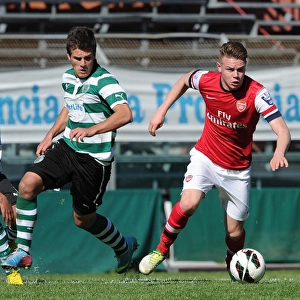 Jack Jebb (Arsenal) Diego Rubio (Sporting). Arsenal U19 1: 3 Sporting Lisbon U19