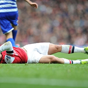 Jack Wilshere in Action: Arsenal vs. Queens Park Rangers, Premier League 2012-13