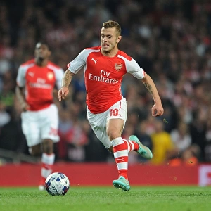 Jack Wilshere in Action: Arsenal vs Southampton, League Cup 2014/15