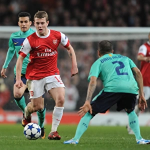 Jack Wilshere (Arsenal) Daniel Alves (Barcelona). Arsenal 2: 1 Barcelona