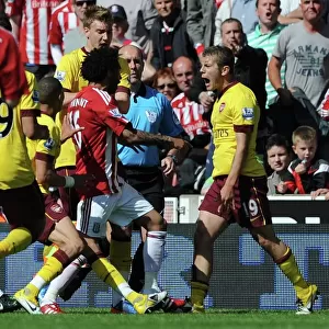 Matches 2010-11 Photographic Print Collection: Stoke City v Arsenal 2010-11
