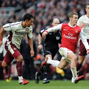 Jack Wilshere (Arsenal) Kieran Richardson (Sunderland). Arsenal 0: 0 Sunderland