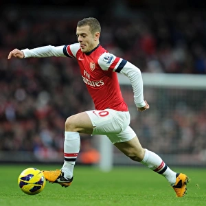 Jack Wilshere: Arsenal Midfielder in Action Against Stoke City, Premier League 2012-13