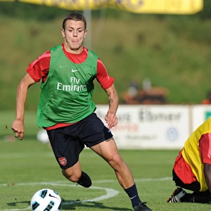 Jack Wilshere and Emmanuel Frimpong (Arsenal). Arsenal Training Camp, Bad Waltersdorf