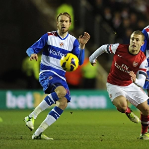 Jack Wilshere Surges Past Kasparas Gorkss: Reading vs Arsenal, Premier League 2012-13