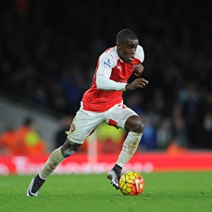 Joel Campbell in Action: Arsenal vs Manchester City (Premier League 2015-16) - Emirates Stadium