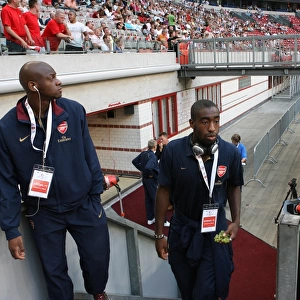Johan Djourou and Abu Diaby (Arsenal)
