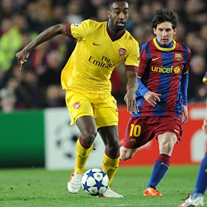 Johan Djourou (Arsenal) Lionel Messi (Barcelona). Barcelona 3: 1 Arsenal
