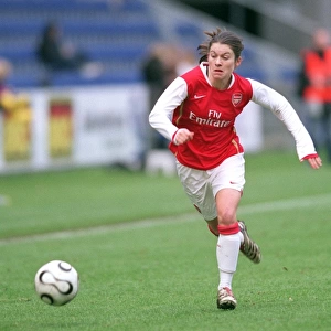 Karen Carney in Action: Arsenal vs. Brondby IF, UEFA Women's Cup Semi-Final (2006)