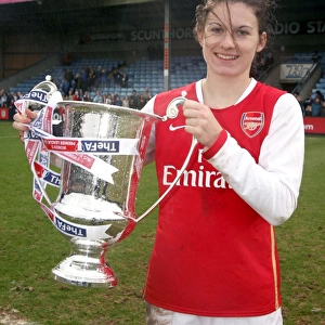 Arsenal Women Poster Print Collection: Arsenal Ladies v Leeds United - League Cup Final 2006-07