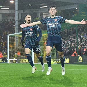 Kieran Tierney Scores the Decisive Goal: Arsenal Wins Against Norwich City in Premier League 2021-22
