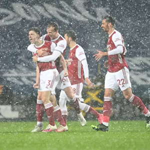 Kieran Tierney Scores the Winning Goal for Arsenal Against West Bromwich Albion (2021)