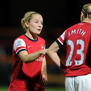 Kim Little and Kelly Smith (Arsenal). Arsenal Ladies 1: 0 Birmingham City