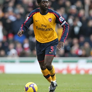 Kolo Toure Leads Arsenal to Victory: 1-2 Over Stoke City, Barclays Premier League, 2008