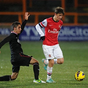 Kris Olsson (Arsenal) Jurgi Oteo (Bilbao). Arsenal U19 4: 2 Athletic Bilbao U19. NextGen Series