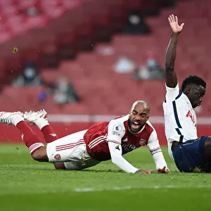 Lacazette's Passionate Reaction to Controversial Penalty Call in Arsenal vs. Tottenham Clash