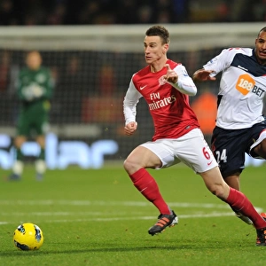 Laurent Koscielny Surges Past David Ngog: Bolton Wanderers vs. Arsenal, Premier League 2011-12