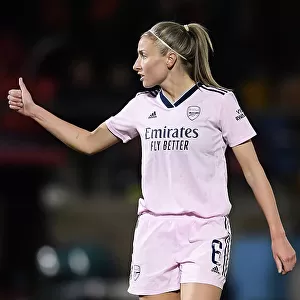 Leah Williamson in Action: Arsenal vs. West Ham United - Barclays Women's Super League