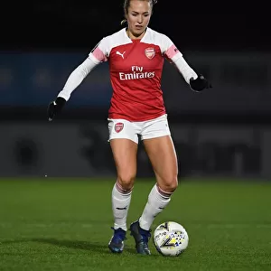 Lia Walti: Arsenal Women's Star in Action against Birmingham City Women (FA WSL Continental Tyres Cup)