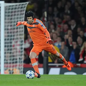 LONDON, ENGLAND - OCTOBER 20: Petr Cech of Arsenal during the UEFA Champions League match between Arsenal