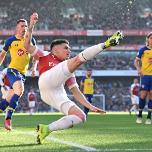 Lucas Torreira in Action: Arsenal vs Southampton, Premier League 2018-19