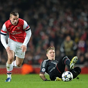 Lukas Podolski vs. Bastian Schweinsteiger: A Battle in the Arsenal v Bayern Munich UEFA Champions League Clash