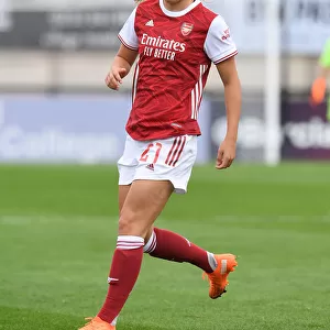 Malin Gut in Action: Arsenal Women vs. Reading Women, FA WSL Match, 2020-21