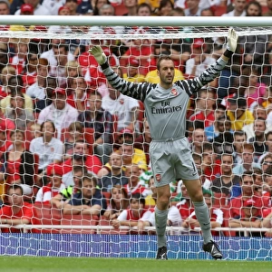 Manuel Almunia (Arsenal). Arsenal 3: 2 Celtic. Emirates Cup Pre Season. Emirates Stadium
