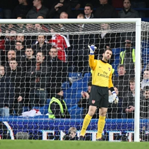 Manuel Almunia (Arsenal). Chelsea 2: 0 Arsenal. Barclays Premier League