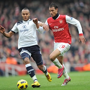 Marouane Chamakh (Arsenal) Younes Kaboul (Tottenham). Arsenal 2: 3 Tottenham Hotspur