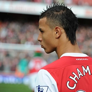 Marouane Chamakh Scores the Winning Goal for Arsenal against Birmingham City in the Premier League