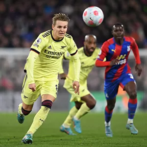 Martin Odegaard in Action: Arsenal vs Crystal Palace, Premier League 2021-22