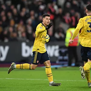 Martinelli's Debut Goal: Arsenal's Victory at West Ham United (Premier League 2019-20)