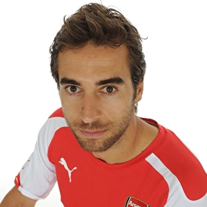 Mathieu Flamini at Arsenal's 2014-15 Photocall