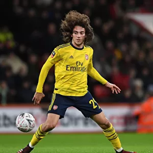 Matteo Guendouzi in Action: Arsenal's FA Cup Battle at AFC Bournemouth