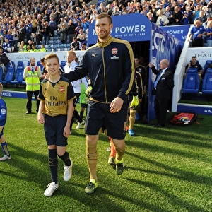 Per Mertesacker Leads Arsenal Against Leicester City in Premier League Showdown, 2015