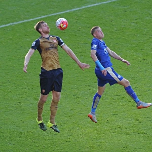 Per Mertesacker vs Jamie Vardy: A Premier League Showdown at Leicester City, 2015/16