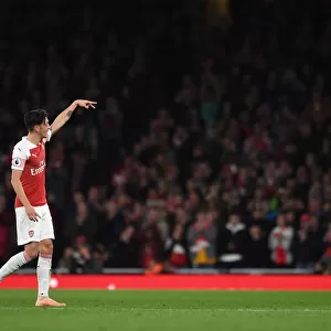 Mesut Ozil in Action: Arsenal vs Leicester City, Premier League 2018-19