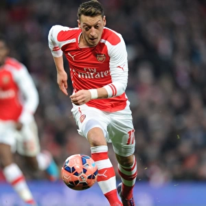 Mesut Ozil in Action: Arsenal vs. Middlesbrough, FA Cup Fifth Round