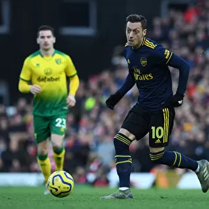 Mesut Ozil in Action: Norwich City vs. Arsenal FC, Premier League 2019-20