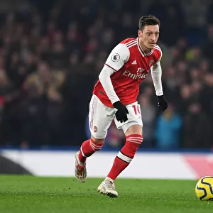 Mesut Ozil in Action: Premier League Clash between Chelsea and Arsenal, 2019-2020