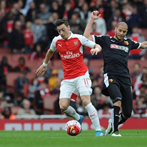 Mesut Ozil vs. Adlene Guedioura: A Battle at the Emirates - Arsenal vs. Watford, Premier League 2015-16
