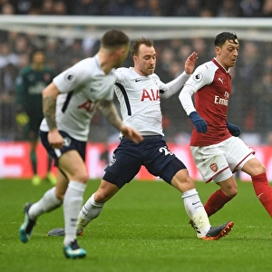 Mesut Ozil vs Christian Eriksen: Intense Battle in Tottenham Hotspur vs Arsenal Premier League Clash