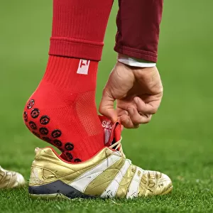 Mesut Ozil's Boots: Napoli v Arsenal UEFA Europa League Quarterfinal, Naples 2019