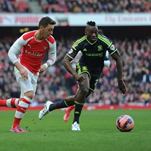 Mesut Ozil's Magic: Outsmarting Albert Adomah in Arsenal's FA Cup Triumph