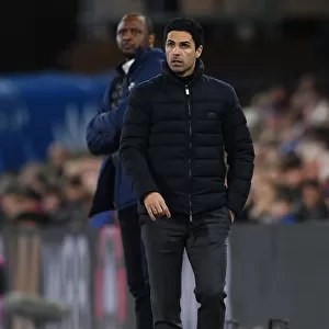 Mikel Arteta at Crystal Palace: Arsenal Manager in Intense Premier League Showdown, London 2022