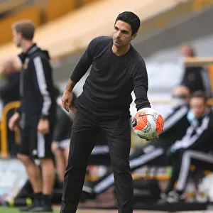 Mikel Arteta Guides Arsenal Against Wolverhampton Wanderers in Premier League 2019-2020