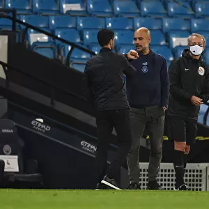 Mikel Arteta and Pep Guardiola: A Season's End Meeting - Manchester City vs Arsenal FC, Premier League 2019-2020