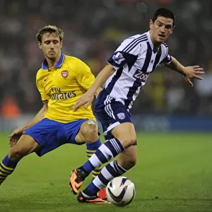 Monreal Shuts Down Dorrans: Arsenal vs. West Bromwich Albion, Capital One Cup 2013-14