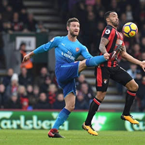 Mustafi vs. Wilson: Intense Clash in AFC Bournemouth vs. Arsenal Premier League Match